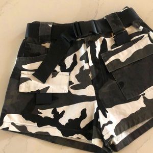 Bradely Michelle black cami shorts